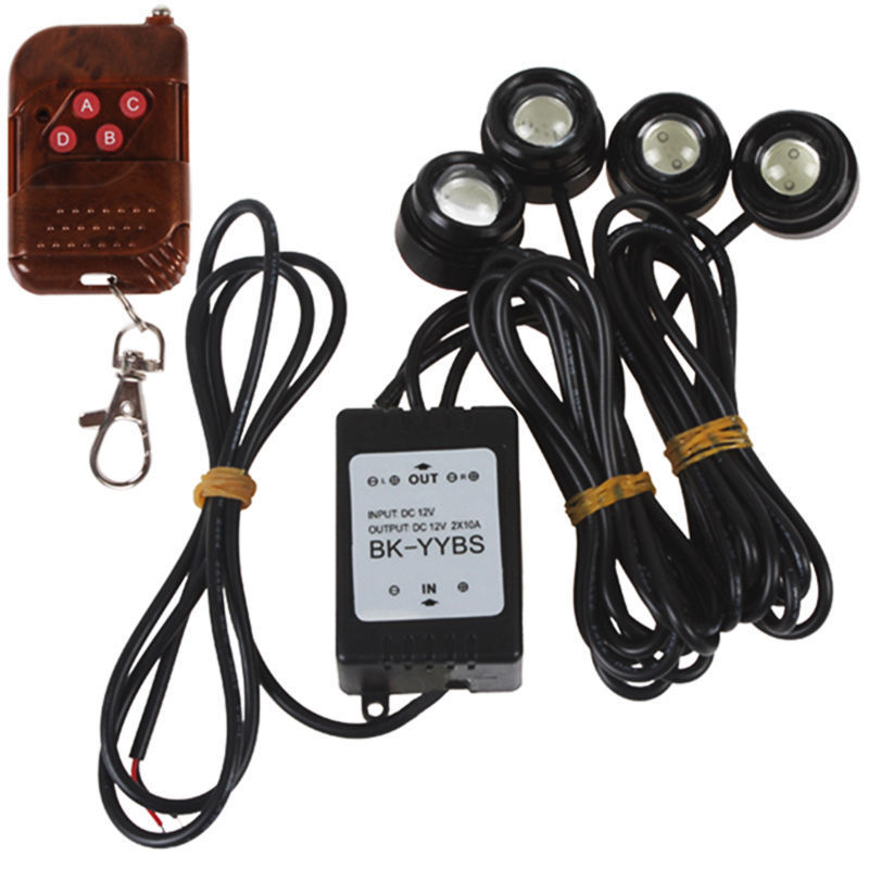 4X LED Eagle Eye Knight Night Rider Lighting DRL TechParts